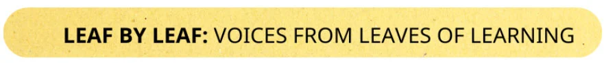 Leaves of Learning blog banner