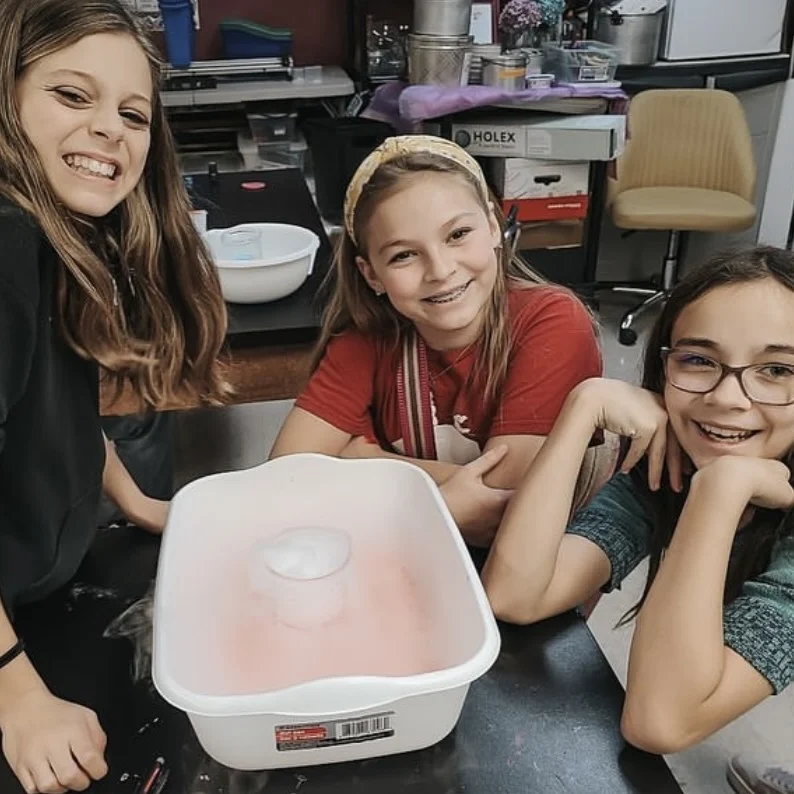 Student engaged in a classroom activity